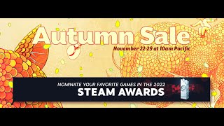 The Steam Awards Nominations Committee 2022 amp Steam Autumn Sale Free BADGE [upl. by Studner271]