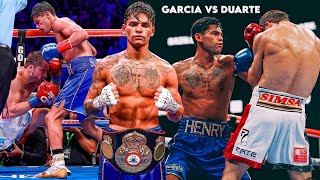 RYAN GARCIA Noquea a OSCAR DUARTE En 8 ROUND [upl. by Jt]