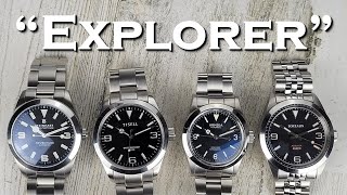 Explorer Homage Watches Video  Steinhart Adventure Tisell EX Borealis Adraga and Armida A6 [upl. by Golding]