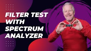 Filter Test with Spectrum Analyzer UniT UTS3021B UTS3021B spectrumanalyzer unitrend [upl. by Nottnerb]