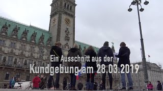 Kundgebung zum 100Jubiläum der Uni Hamburg vom 28032019 [upl. by Sikleb]