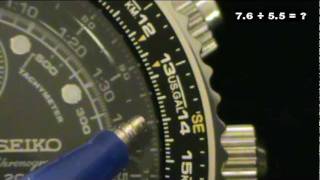 Seiko dial calculations  SNA411 watch Flightmaster [upl. by Virgilia834]