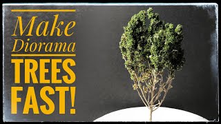 Make a Quick Diorama Tree With Sagebrush [upl. by Shea]