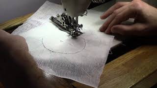 Hemstitching on Curves with the Singer Hemstitching Attachment [upl. by Rogers387]