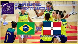 🔴 Live BRAZIL vs DOMINICAN REP  QuarterFinal Women Volleyball Paris 2024 Olympic Games [upl. by Season]