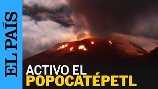 MÉXICO  La actividad del volcán Popocatépetl  EL PAÍS [upl. by Doerrer]