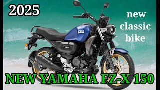 all NEW YAMAHA FZX 150ccnew classic bike walkaround and specs [upl. by Bashuk]