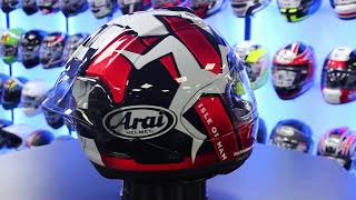 Arai RX7V EVO IOM TT 2022 Helmet With FIM Spoiler [upl. by Anil]