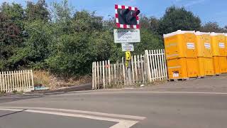 Loxley lane level crossing 030924 [upl. by Ardnohsed]