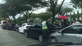 Aftermath of a chain collision along KPE [upl. by Akiehs]