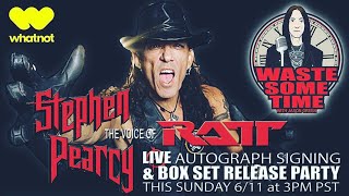 Stephen Pearcy of RATT Box Set Release Party amp Autograph Signing [upl. by Ballard980]