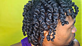 Two Strand Twist Out Tutorial for Men [upl. by Ecnaiva]