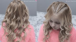 Trenzas francesas paso a paso y ondas surferas  french braids and waves tutorial [upl. by Sirovat]