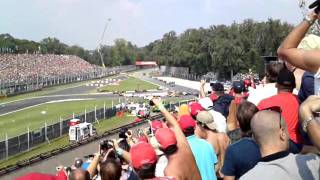 F1 Monza 2011 Start tribune 6B [upl. by Olpe]