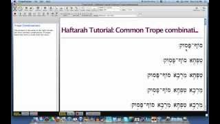 Haftarah Tutorial  All Combinations [upl. by Harneen]