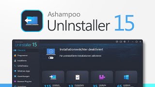 Ashampoo UnInstaller 15  Programme restlos deinstallieren  Programmvorstellung [upl. by Filomena625]