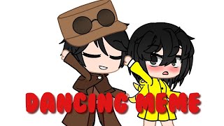 Dancing meme  Monix Mono X Six Gacha Club Little Nightmare [upl. by Saticilef971]