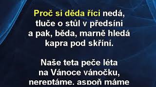 Veselé Vánoce Vánoce přicházejí  Magda Hrnčířová Karaoke tip [upl. by Letnwahs660]