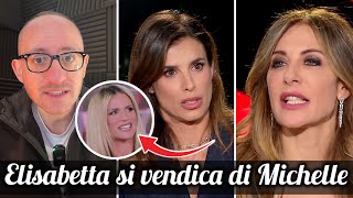 Elisabetta Canalis si vendica a belve Michelle Hunziker non l’ha prese bene [upl. by Bobby57]