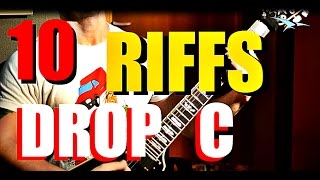 10 Guitar Riffs en Drop C 1 [upl. by Baptiste368]