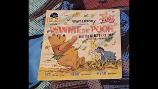 Disney Winnie the pooh and the blustery day 1978 book on record [upl. by Ellenwad469]