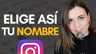 TRIUNFA con tu NOMBRE de usuario para Instagram GANA MÁS VISIBILIDAD [upl. by Nance]