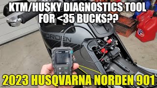 2023 Norden 901 Part 18 Creader 3001 KTMHusqvarna diagnostic tool [upl. by Igenia]