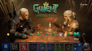 Gwent The Witcher Card Game Theme PS4 [upl. by Leisha391]