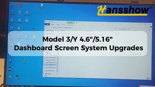 Hansshow Model 3Y 46quot516quot Dash Screen System Upgrades Tutorial [upl. by Annette]