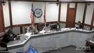 Palatka City Commission Meeting March 28 2024 [upl. by Behn405]