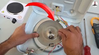 Electric cooking heater repair  electric hot plate cooktop repair  Yasar electrical [upl. by Mulloy466]