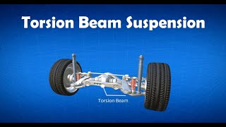 Car Suspension Torsion Beam Rear Suspension  Trailing Arm Suspension Explained 2022 [upl. by Imij640]