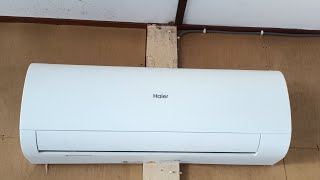 Haier Split Air Conditioner R32 noninverter [upl. by Ashjian]