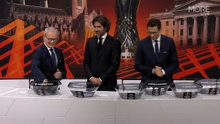 UEFA Europa League Knockout Round Playoff Draw [upl. by Rosalee]