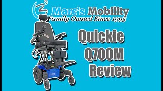 Sunrise Medical  Quickie M700 LOADED power chair  Review  4698 [upl. by Olivero]