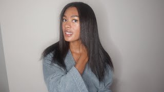 Hair Length Update  How to Grow Hair Fast  Straight Hair Natural [upl. by Ardin]