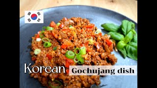 Korean Gochujang dish  plant based spicy simply amazing Everyone will ask you for this recipe [upl. by Randolf]