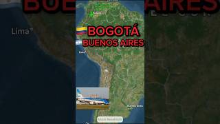 🇨🇴BOGOTÁ 🇦🇷BUENOS AIRES vuelo aerolineasargentinas 1361 flightradar24 colombia argentina [upl. by Nov478]