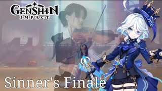 Sinners Finale  Focalors Sacrifice Violin Cover  Genshin Impact  Florenza Ferre [upl. by Ancel696]