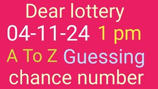 dear lottery guessing dear lottery result dear lottery guessing live result guessingtoday [upl. by Etnoel]