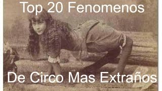 Top 20 Fenómenos De Circo Mas Extraños De La Historia Parte 2 [upl. by Harland]