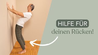 Kannst du DIESE 2 Übungen für den Rücken 👀 [upl. by Millisent974]