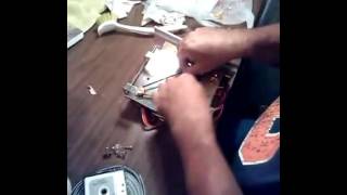 How easy to replace a belt 8 track tape player [upl. by Ahcsrop]