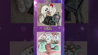 Lisa Or Lena😻💫💜💝 Disney fashion outfits lisa aesthetic fashion disney [upl. by Ojeitak]