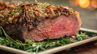 Rump Steak amp Caramelized Onions  Recipe  Almazan Kitchen [upl. by Aidroc]