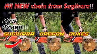 NEW Sugihara chain inspection and trial Oregon EXL Dukes [upl. by Seften264]