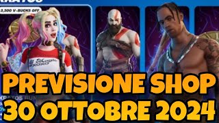 PREVISIONE SHOP 30 OTTOBRE NEGOZIO OGGETTI OGGI 29 FORTNITEMARES FORTNITE LEAKS EVENTO HALLOWEEN [upl. by Asserrac]