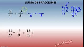 SUMA DE FRACCIONES [upl. by Kokoruda]