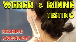 Assessing Hearing Sensorineural Vs Conductive Hearing Loss  Weber And Rinne Test  Dr Gill [upl. by Phillada]