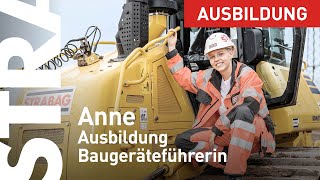 Mit starken Maschinen Großes bewegen Ausbildung zur Baugeräteführerin bei STRABAG [upl. by Madelle]